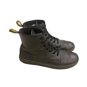 Dr. Martens Leyton Black Leather High Top shoe, size EU 41